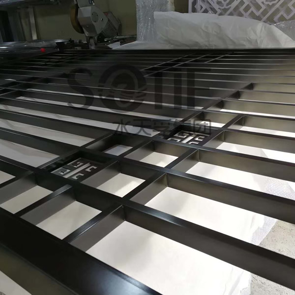 【水天富客戶案例】2018-10-22不銹鋼黑鈦屏風(fēng)