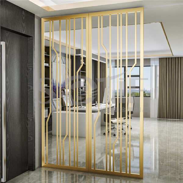 更具時代感的不銹鋼屏風(fēng)