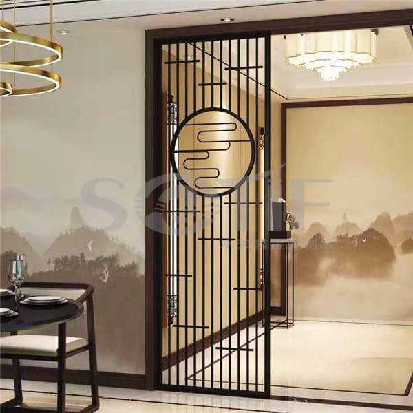 簡約時(shí)尚的不銹鋼屏風(fēng)